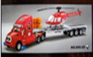 Radio controlled truck and helicopter - Super Transporter