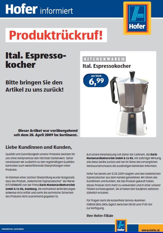 Coffee maker - Ital. Espressokocher