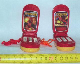 Toy mobile phone - Spiderman