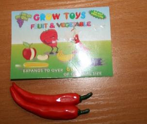 Expanding toy - Grow toys fruit & vegetable