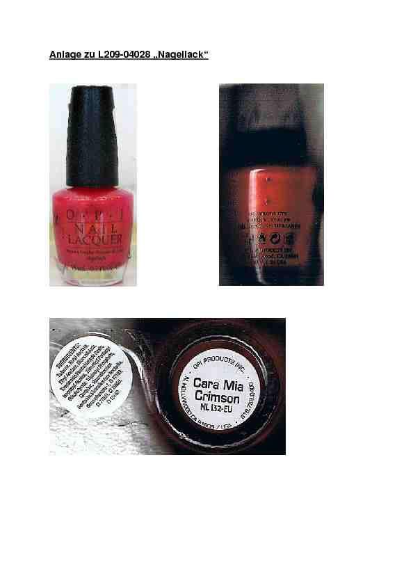 Nail polish - O.P.I Nail lacquer