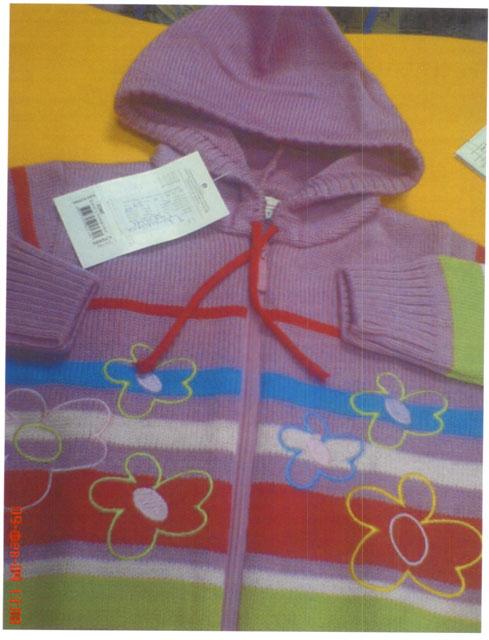 Children’s knitted sweater