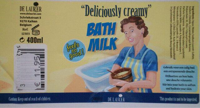 Bath milk - Deliciously creamy