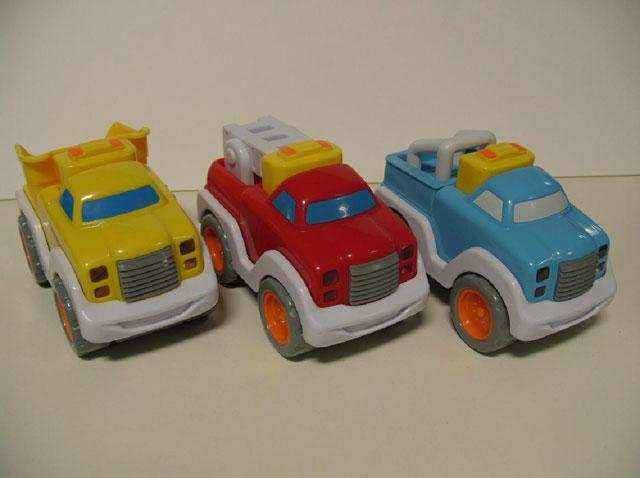 Push-along musical car - Little Minds Press & Go Fun