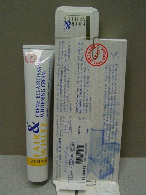 Whitening cream