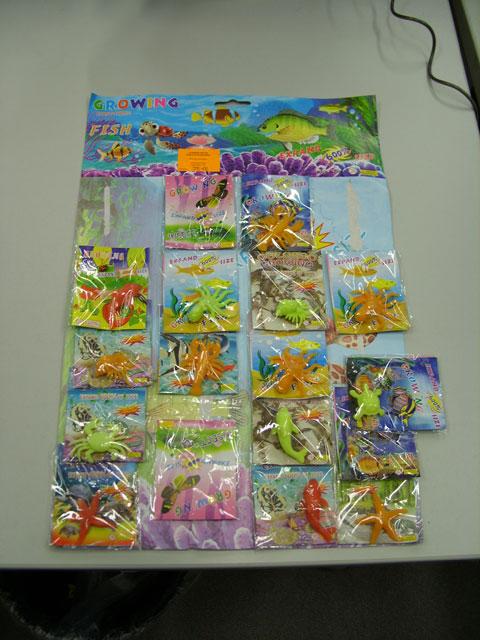 Expanding toys – Growing Fish