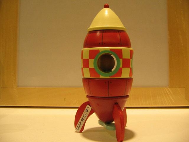 Wooden toys - My first magnetic model plane/helicopter/rocket