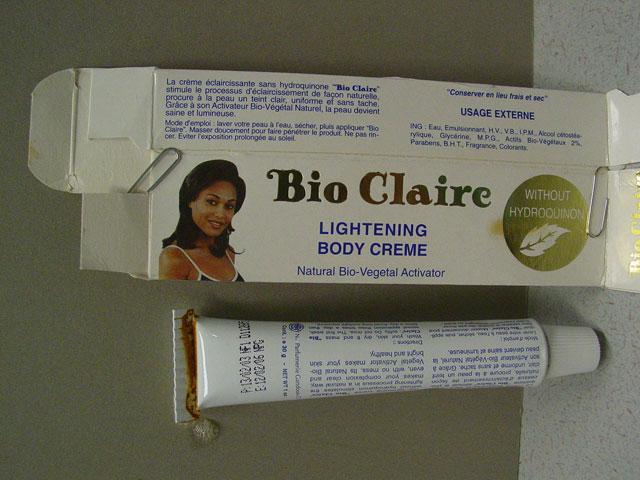 Lightening body cream without hydroquinone