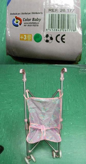 Doll's folding push-chair