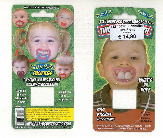 Baby's soother - Two Front Teeth