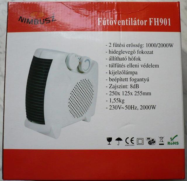 Portable heating fan