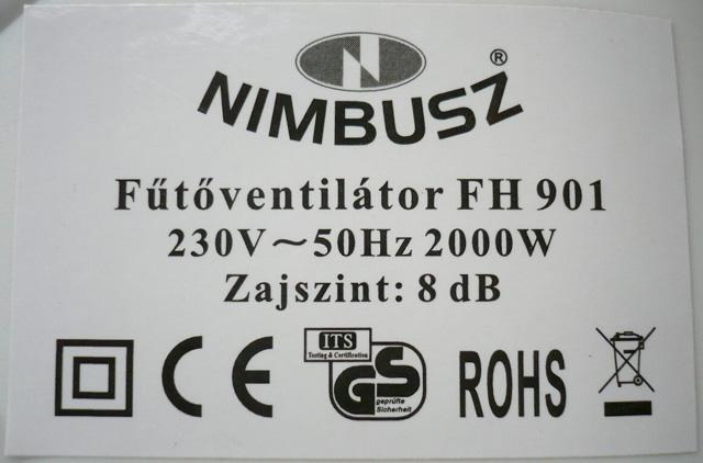 Portable heating fan
