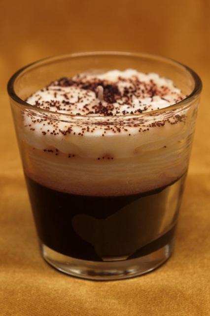 Set of coffee candles