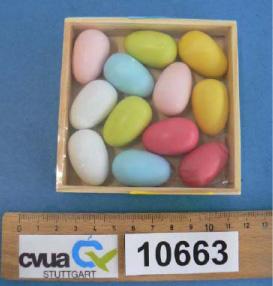 Wooden eggs