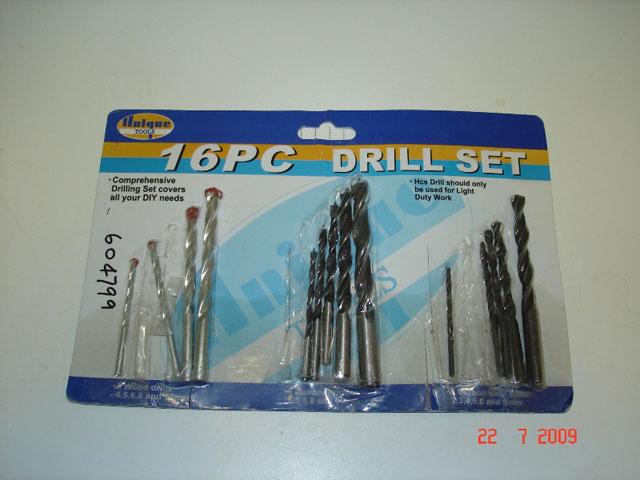 Set of drills - 16 Pc Drill Set