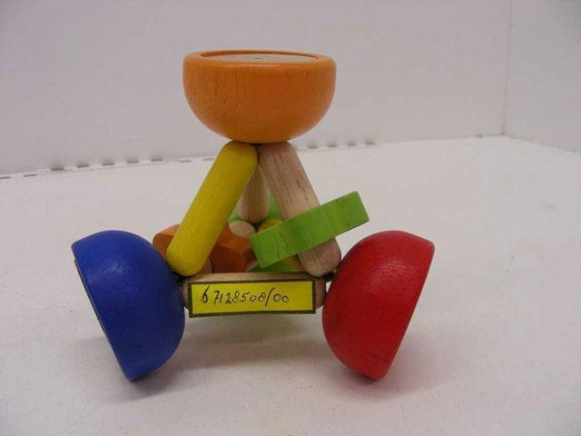 Wooden rattle - Tetra Hoora