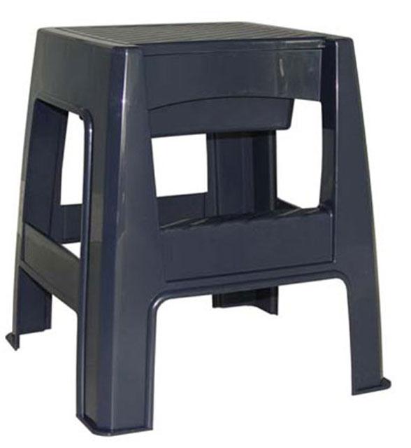 Two-step stool with storage space