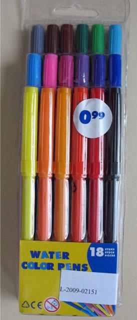 Felt-tip pens - Water Color Pens, 18-piece set