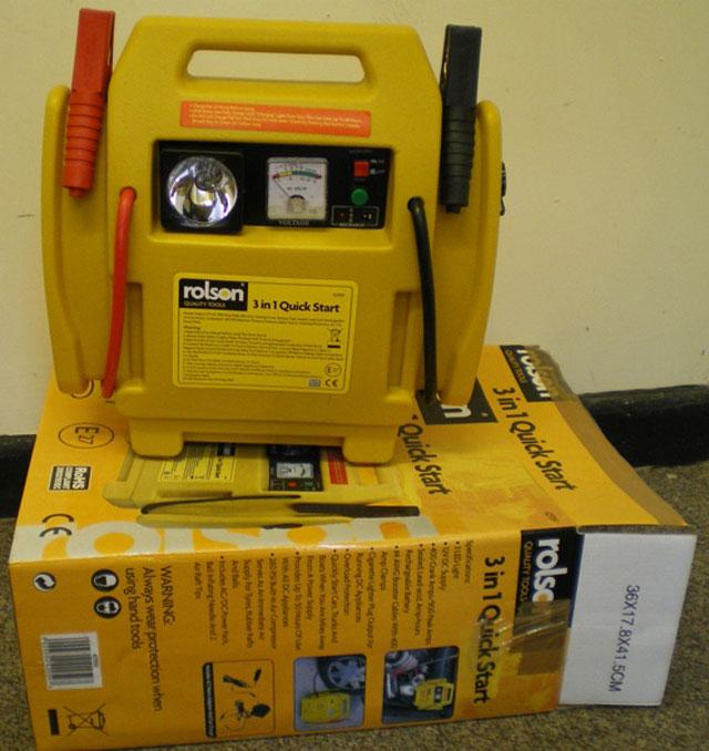 Vehicle starting aid - 3 in 1 Quick Start