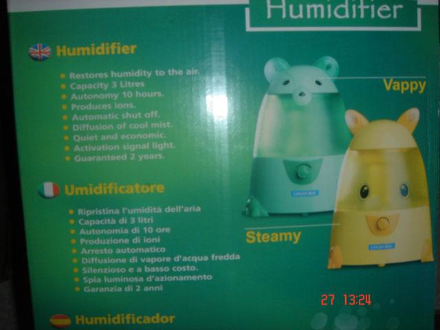 Ultrasonic humidifier - Steamy