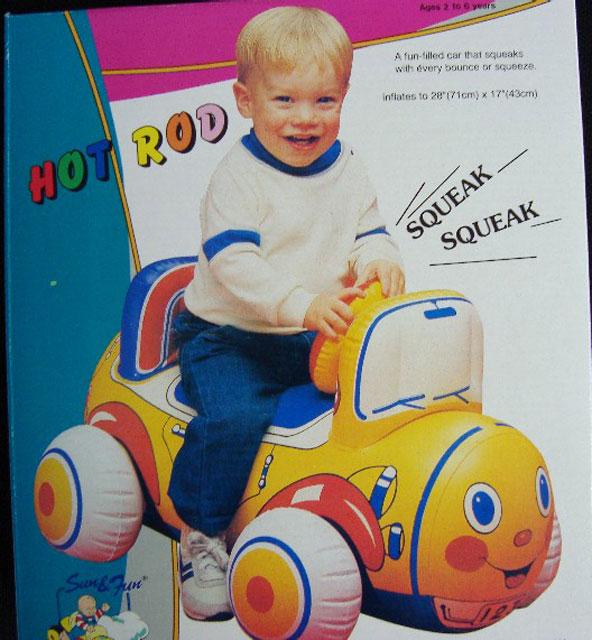 Inflatable car - Hot rod