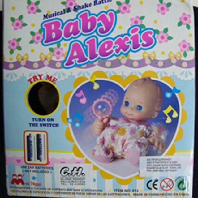 Baby doll - Musical And Shake Rattle - Baby Alexis