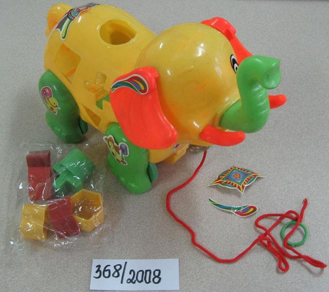 Pull along toy - Elephant - Zabawka-SO