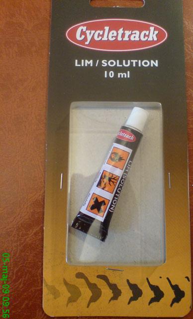 Tyre repair glue - Lim/Solution 10 ml