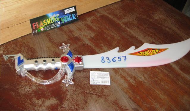 Pistol and sword - Electric Sound Gun/ Flashing Stick