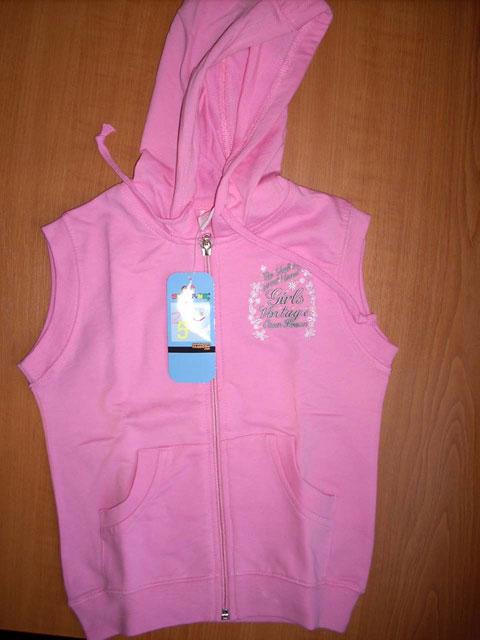 Children’s sleeveless hooded jacket