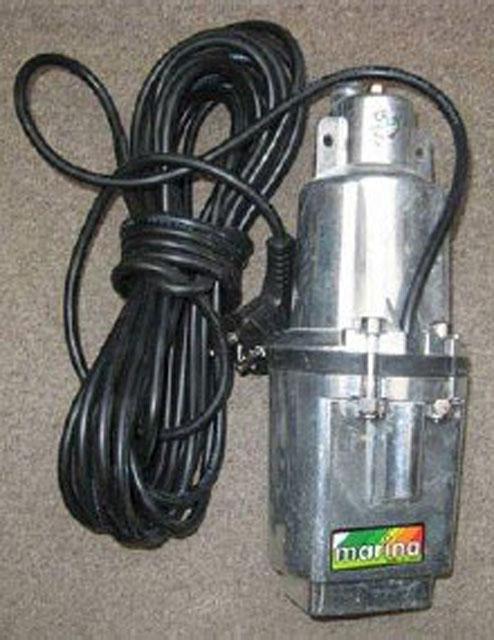 Submersible electromagnetic vibrating pump