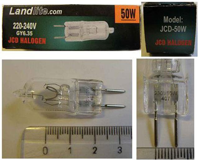 JCD halogen lamp