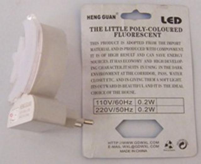 Night light - The Little Poly-Coloured Fluorescent