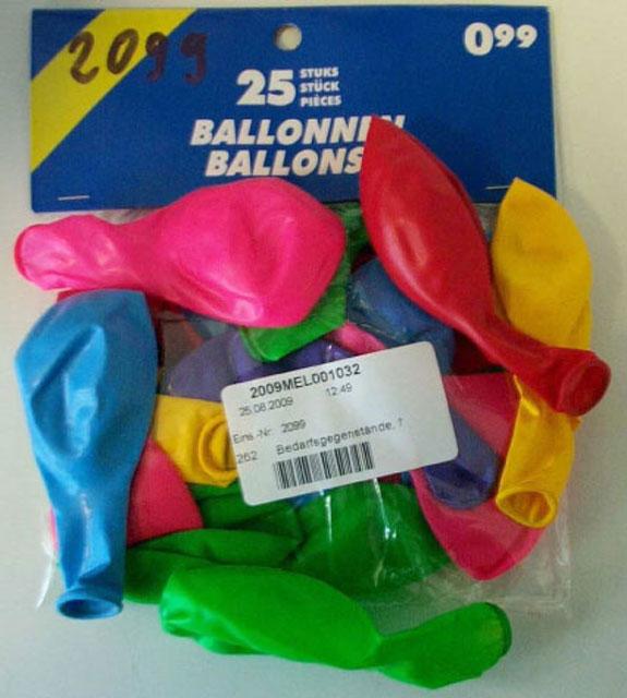 Balloons - 25 Ballonnen/Ballons