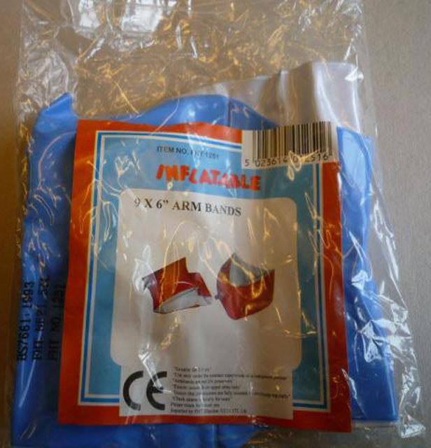 Inflatable arm bands - Inflatable – 9x6 arm bands