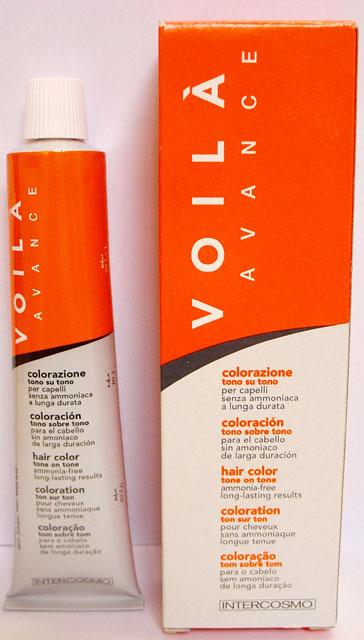 Hair colour cream - Voila Avance, 8.30 Rubio Claro Dorado Intenso