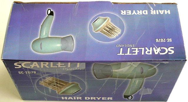 Hairdryer - Scarlett England SC-2076