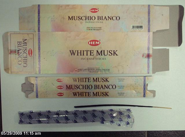 Incense sticks - Muschio Bianco