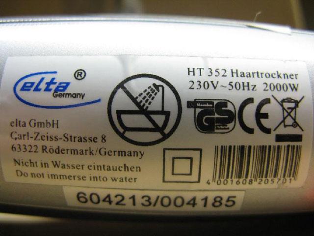 Hairdryer