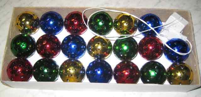 Lighting chain with flashing unit