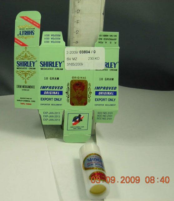 Skin lightener - Shirley Medicated Cream