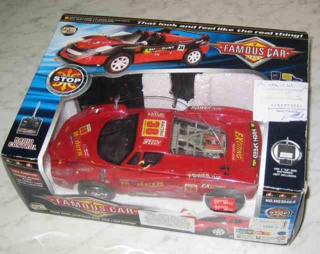 Radio controlled toy car