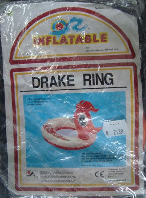 Inflatable swim-ring - Drake ring