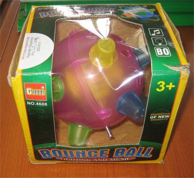Bounce ball - Lighting and music