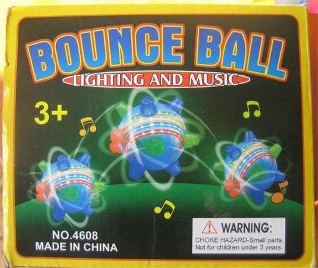 Bounce ball - Lighting and music