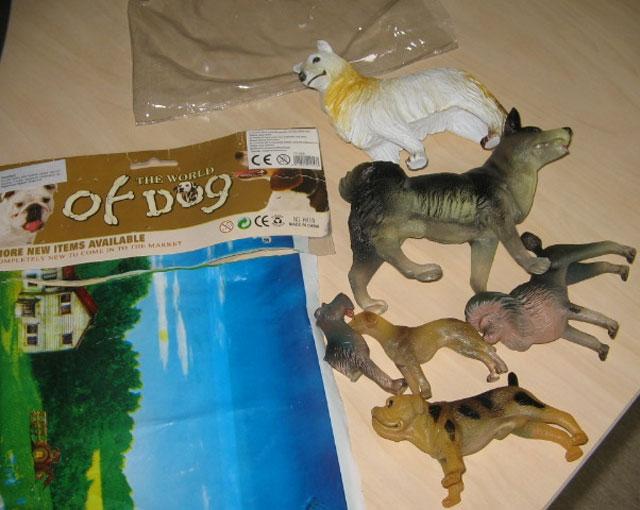 Plastic toys - Set of toys “The world of dog”