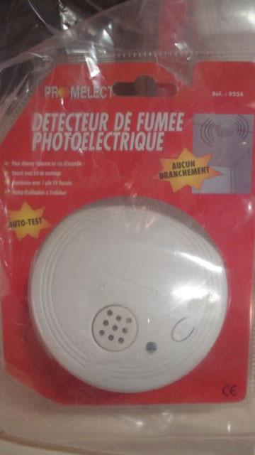 Smoke alarm - Détecteur de Fumée Photoélectrique