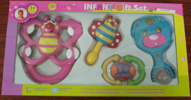 Set of plastic rattles - Infant Gift Set – Lots of Fun