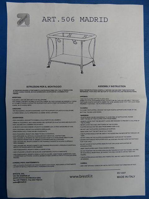 Children's reticular playpen - Madrid