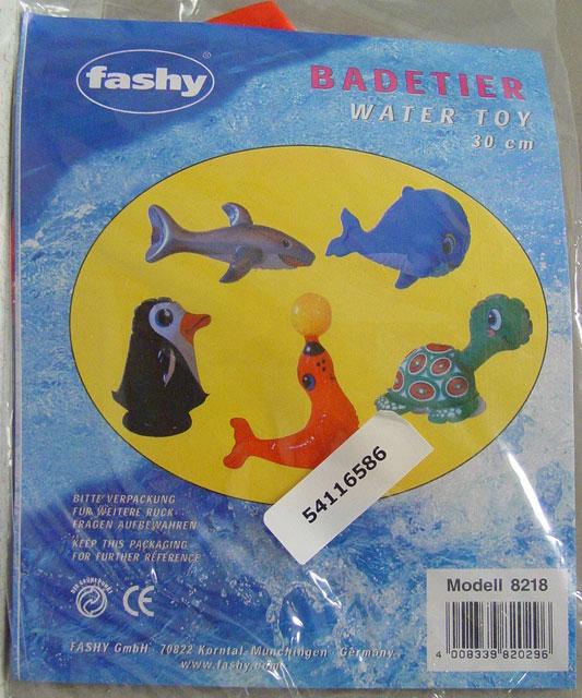 Water toys - Fashy Badetier Seal and Fashy Badetier Turtle